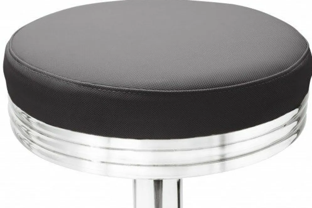 Barhocker Oval, Farbe schwarz