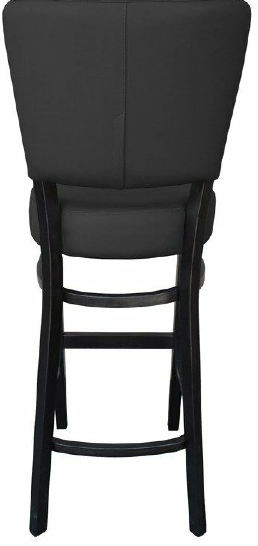 Barhocker Randy-H Sitz in schwarz, Beizton Wenge