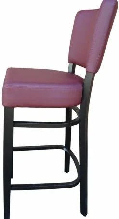 Barhocker Randy Sitz bordeaux, Beizton in Wenge