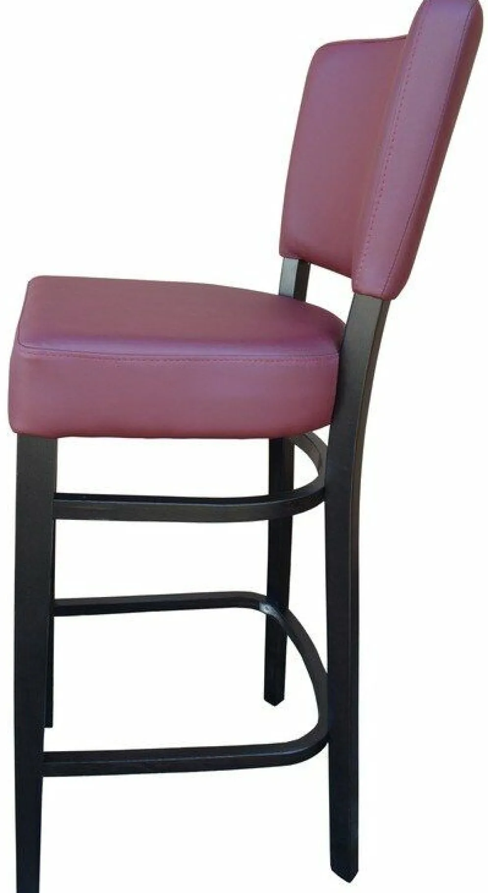 Barhocker Randy Sitz bordeaux, Beizton in Wenge