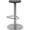 Barhocker Stima 1 mit Fußraste und Massivholzsitz
