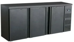 Barkühler schwarz 3 Türen 2002 mm, 537 Liter