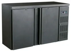 Barkühler schwarz 2 Türen 1462 mm, 350 Liter