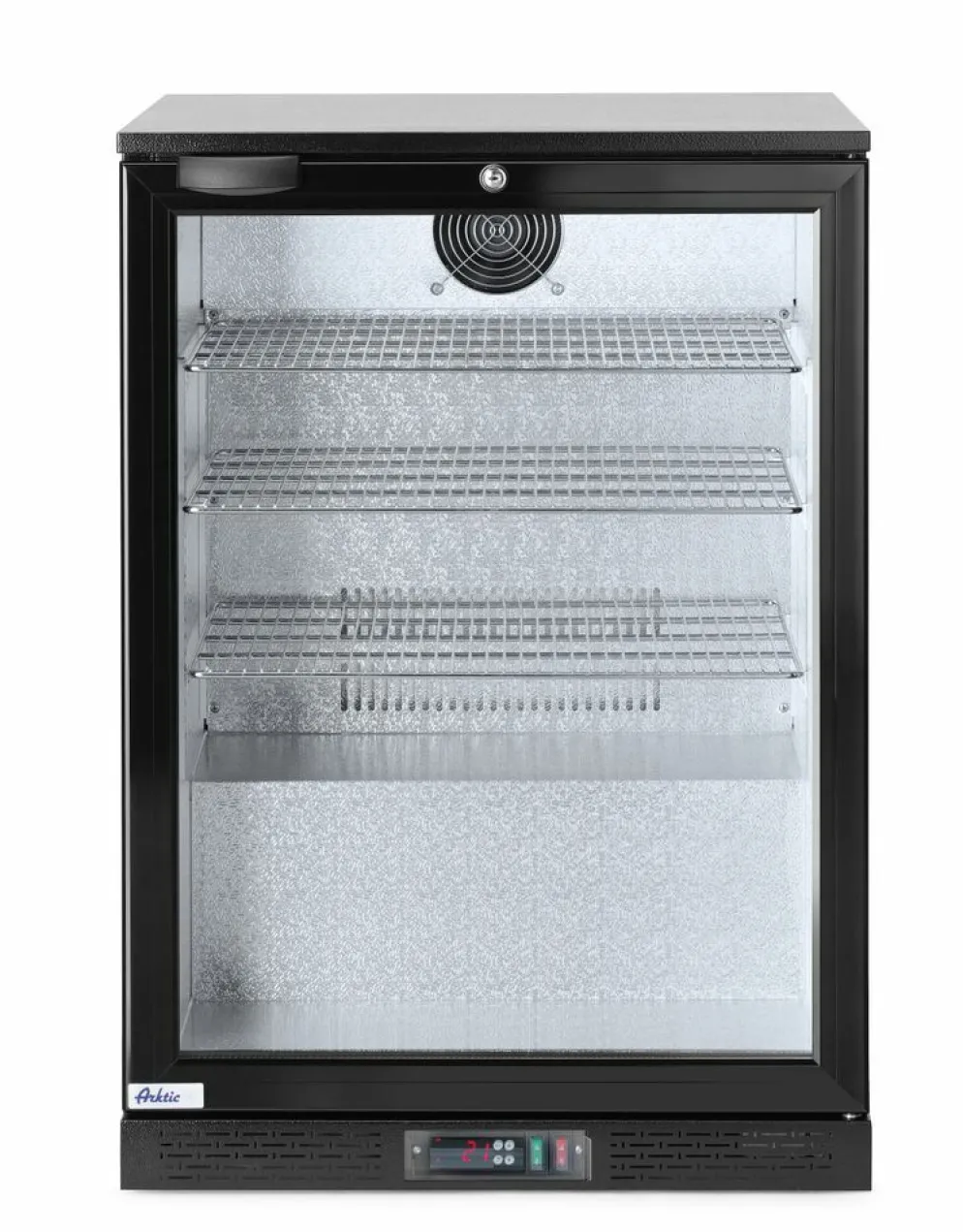 Bar-Kühlschrank eintürig, 105 L, Schwarz, Breite 600x530 mm