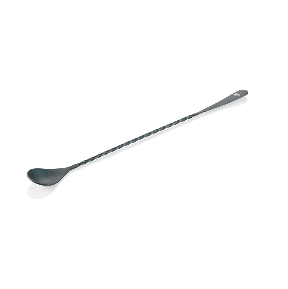 Barlöffel Japanese Style NOCTURN, 33,5 cm, blau matt, Chromnickelstahl 18/8