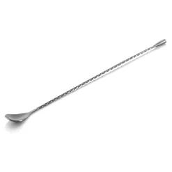 Barlöffel Twisted Classic NOCTURN, 40 cm, gun metal, Chromnickelstahl 18/8