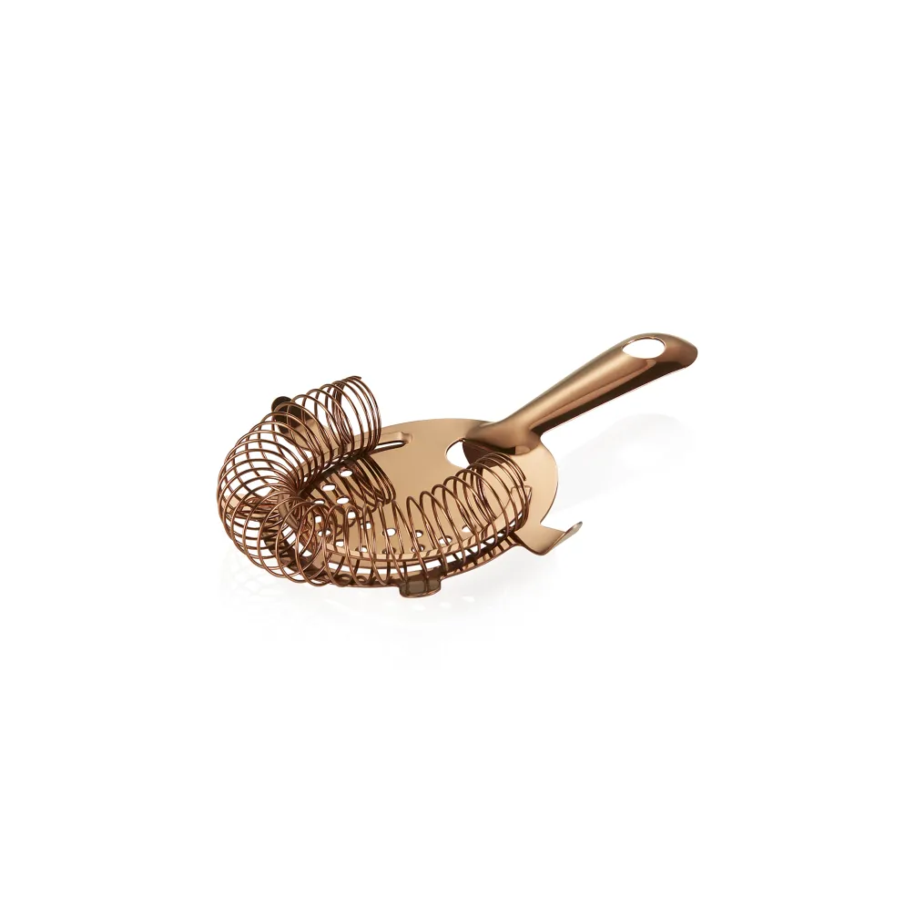 Barsieb, Ø 8 cm, 15 cm, bronze, Chromnickelstahl, PVD Beschichtung