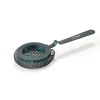 Barsieb NOCTURN mit Feder, Ø 8,5 cm, 20,5 cm, blau matt, Chromnickelstahl 18/8