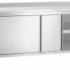 BARTSCHER Edelstahl Arbeitsschrank, Aufkantung, 2000x700x850mm