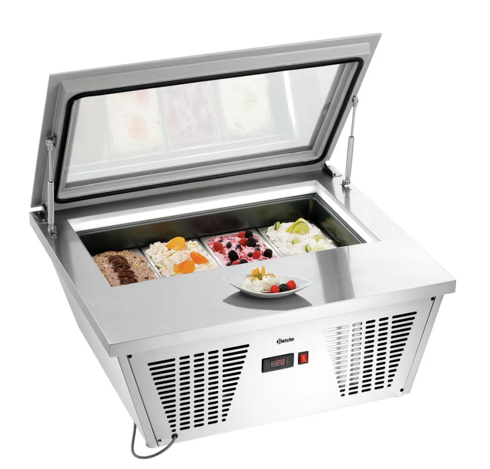 Bartscher Eisvitrine 4x6,5L-F für 4x 6,5 Liter Behälter
