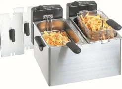 Bartscher Elektro-Doppel-Fritteuse "MINI III"