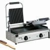 Bartscher Elektro-Doppel-Kontaktgrill Elektrogrill Panini, oben gerillt unten glatt