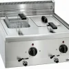 Bartscher Elektro Fritteuse mit 2x 6 Liter, Breite 600mm, Tiefe 600mm, 6.6kW, 400V