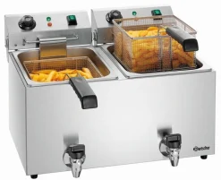 Bartscher Elektro Fritteuse SNACK IV Plus, 9 Liter, 230 V