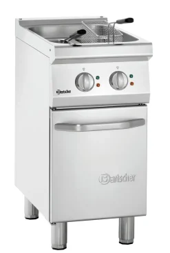 Bartscher Elektro-Fritteuse 2x 9 Liter, Breite 400mm, Tiefe 700mm, 15 kW, 400V