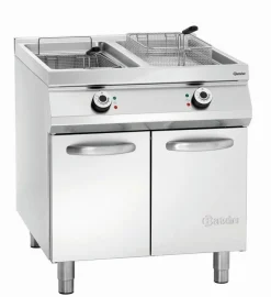 Bartscher Elektro Standfritteuse, 2 Becken, 20 Liter, 400 V