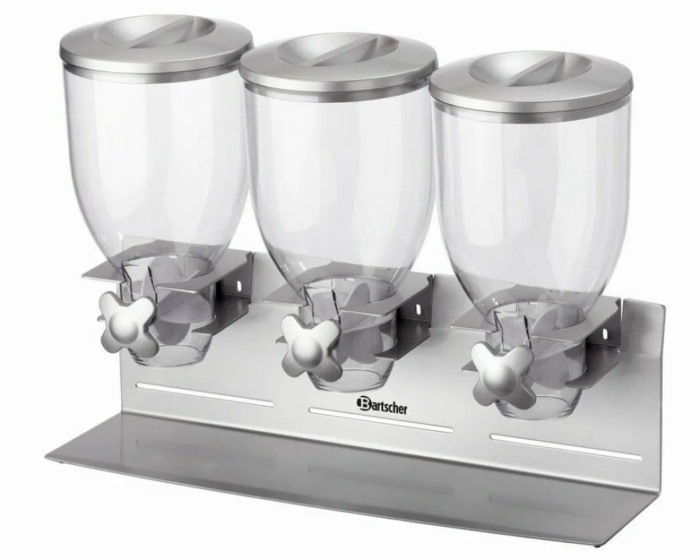 Bartscher 3-er Cerealienspender Müslispender