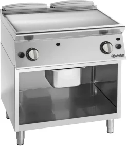 Bartscher Gas-Griddleplatte 900 G800 G, glatte Bratplatte 18kW