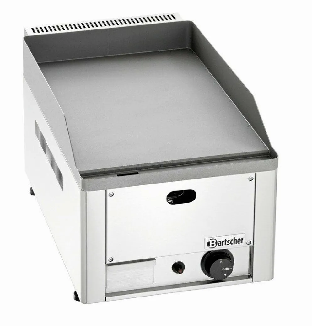 Bartscher Gas Griddle-Tischgerät, glatt, 4kW, 325x580x310mm