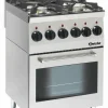 Bartscher Gasherd 600 4-flammig mit Elektrobackofen, 19 kW