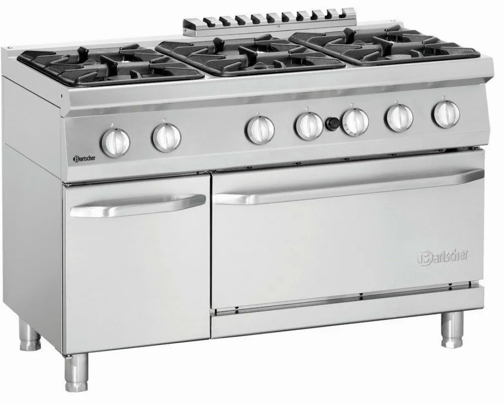 Bartscher Gasherd Gasherd 70060 GB21, 51,6kW, 2/1 GN