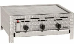 Bartscher Gas-Kombi-Tischbräter, 3 Brenner