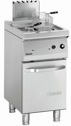 Bartscher Gas-Standfritteuse, 15 Liter, 15kW, 400x700x850mm