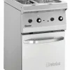 Bartscher Gas-Standfritteuse, 7+7 Liter, 11,5kW, 400x700x850mm
