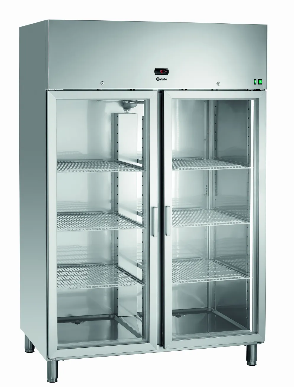 Bartscher Glastürenkühlschrank 1400 GN2/1