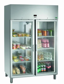 Bartscher Glastürenkühlschrank 1400 GN2/1