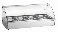 Bartscher Heiße Aufsatzvitrine R4 für 4 x 1/3 GN, Breite 775mm