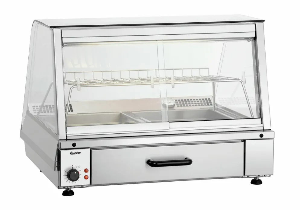 BARTSCHER Heiße Theke GN2110-R, 95L 2x 1/1GN, Breite 755mm