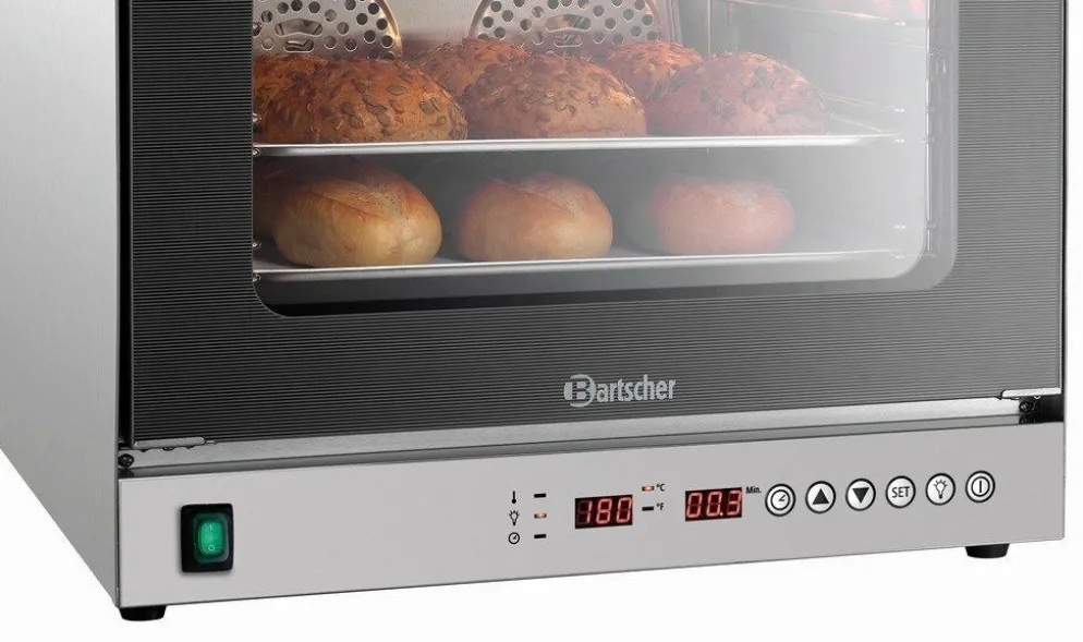Bartscher Heißluftofen AT90-DIG, Digital, 4 Einschübe
