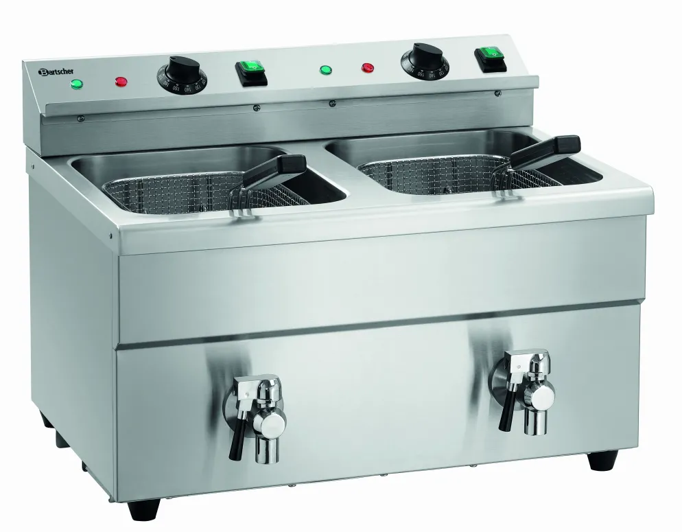 Bartscher Induktions-Fritteuse 2x8L Plus, 7 kW 230V