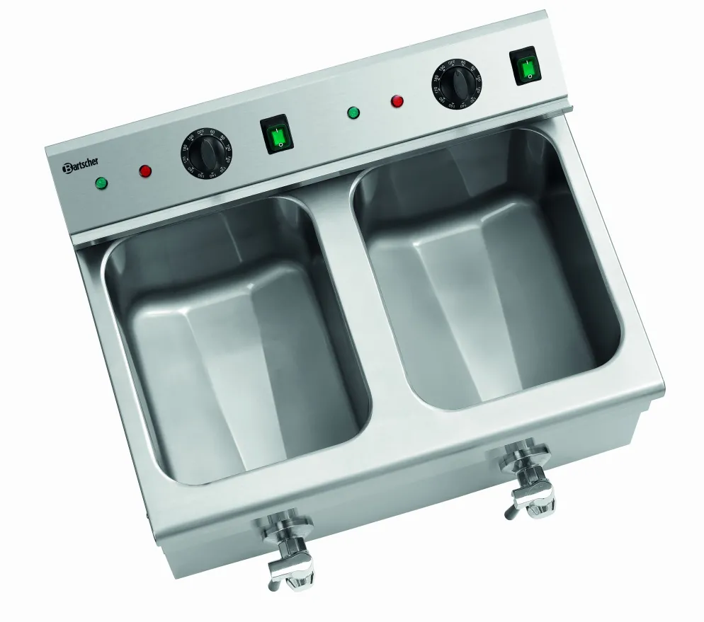 Bartscher Induktions-Fritteuse 2x8L Plus, 7 kW 230V