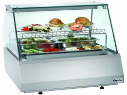 Bartscher Kalte Theke 2/1 GN, Kantglas, 110 Liter