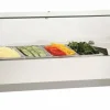Bartscher Kühlaufsatzvitrine GL4, 5 x 1/4 GN