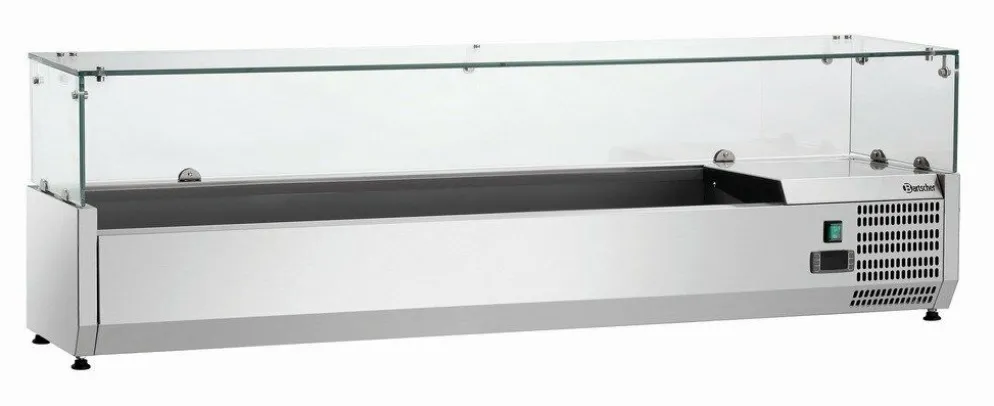 Bartscher Kühlaufsatzvitrine GL4, 7x 1/4 GN, 230 V
