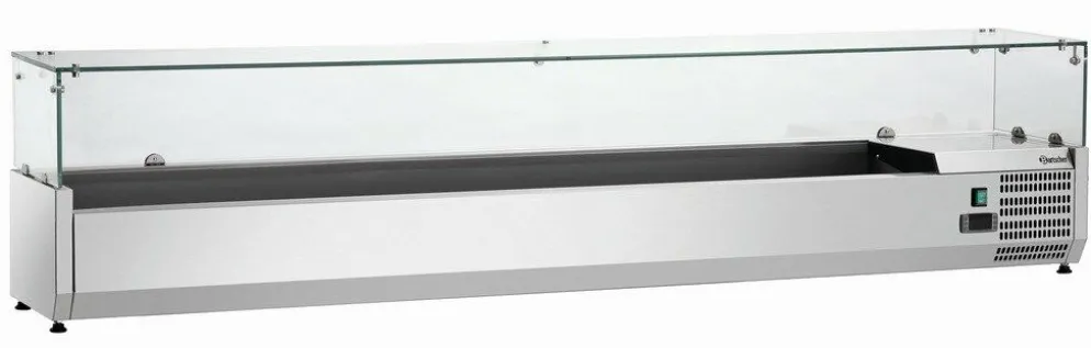 Bartscher Kühlaufsatzvitrine GL4, 10x 1/4 GN, 230 V