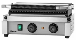 Bartscher Kontaktgrill "Panini-T" glatt/gerillt, 2,2kW