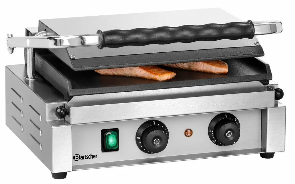Bartscher Kontaktgrill "Panini-T" glatt, 2,2kW