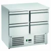 Bartscher Mini-Kühltisch 900S4, 4 Schubladen 1/1 GN