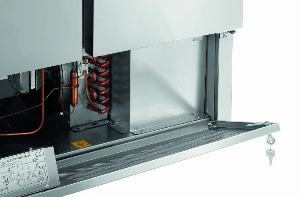 Bartscher Mini-Kühltisch 900S4, 4 Schubladen 1/1 GN