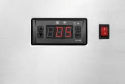 Bartscher Mini-Kühlvitrine 78L, Edelstahl, 4 °C bis 12 °C, 430x390x986 mm