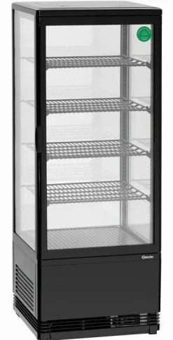 Bartscher Mini-Kühlvitrine 98L, 435x385x1105mm