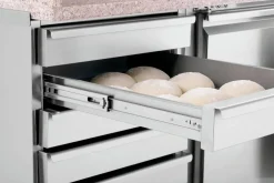 BARTSCHER Pizzakühltisch G-S7T2, 7 Schubladen, 2 Türen, mit Kühlaufsatz