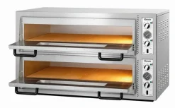 Bartscher Pizzaofen NT 921 T,920x620mm für 2x 6 Pizzen Ø 30 cm