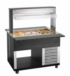 Bartscher Salat-Buffetwagen K3110-200A, 3x 1/1 GN, Anthrazit