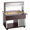 Bartscher Salat-Buffetwagen K3110-200W, 3x 1/1 GN, Wenge