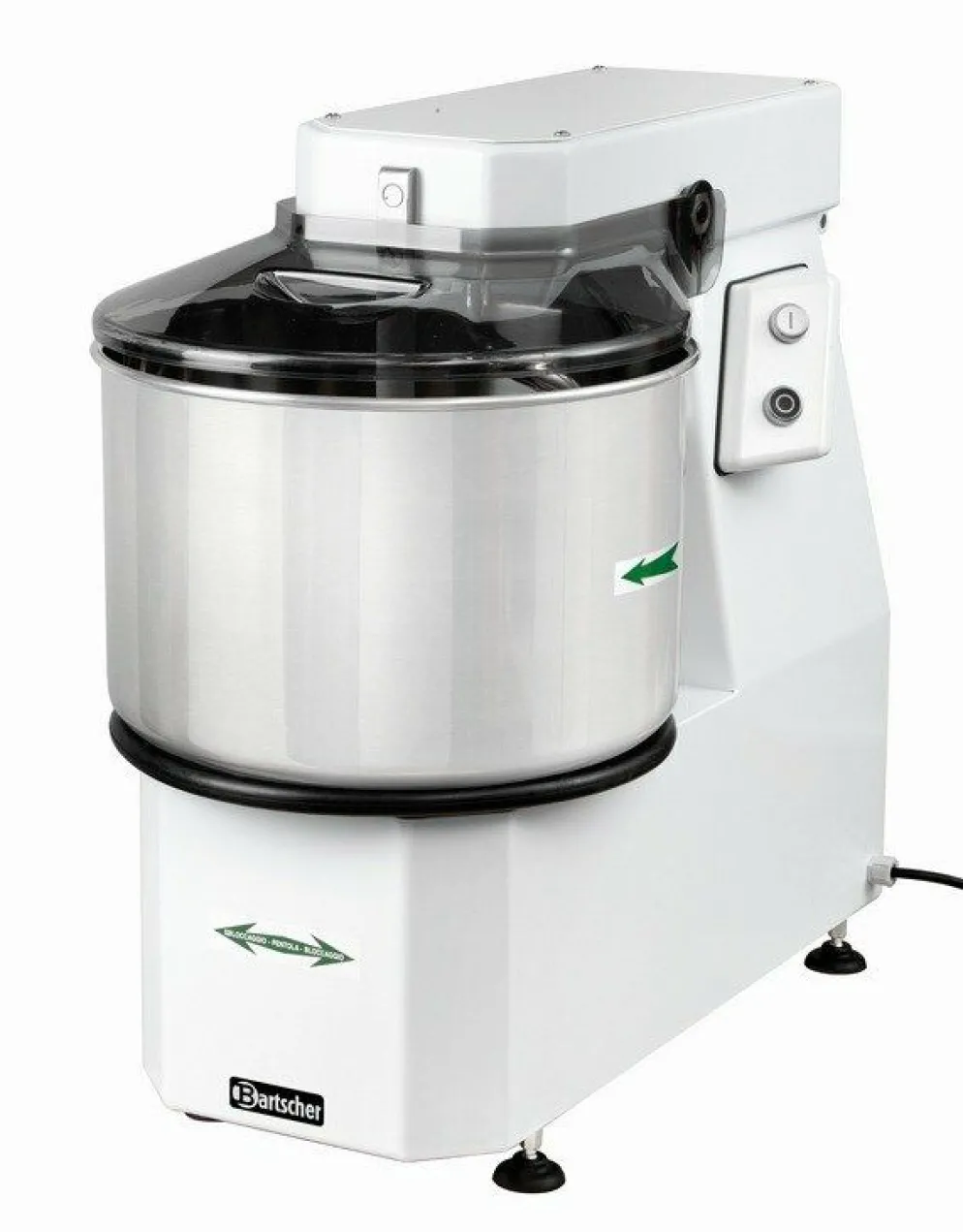 Bartscher Teigknetmaschine 12 Kg, 16L, Schwenkbar, Schüssel abnehmbar